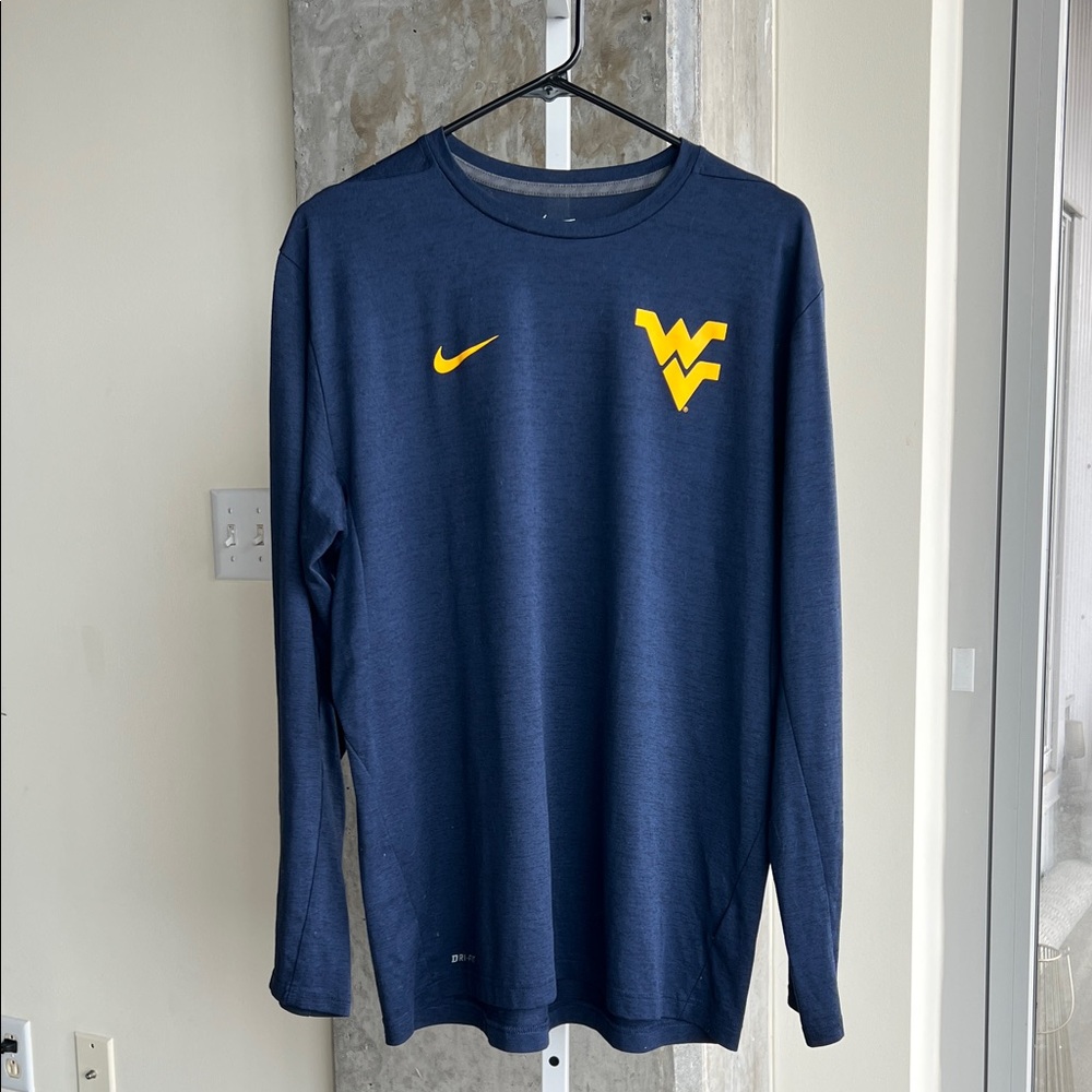 Nike Navy Long Sleeve with Yellow Accents